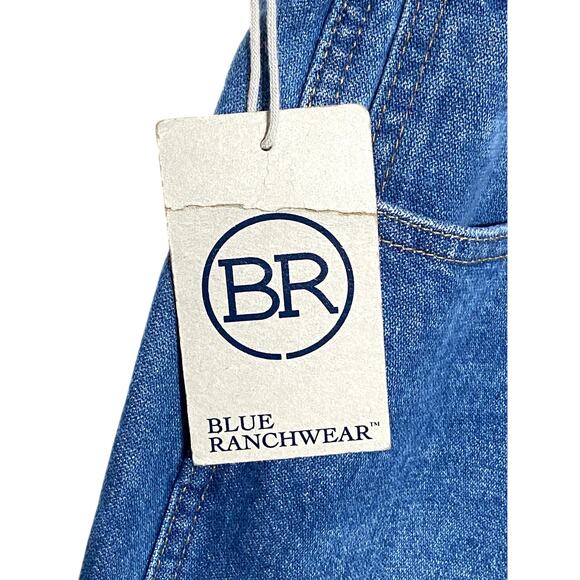 Blue Ranchwear Men 36 Bronc Rider Light Medium Wash Rigid Regular Straight Jeans - Picture 4 of 10